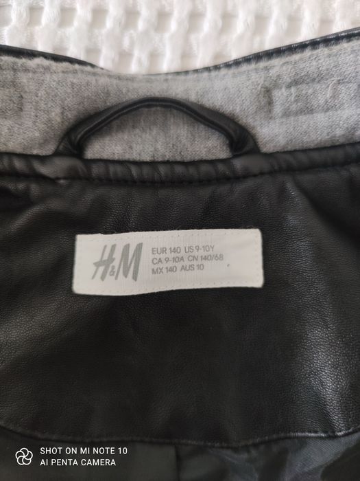 Blusão criança HM preto, 9/10 anos