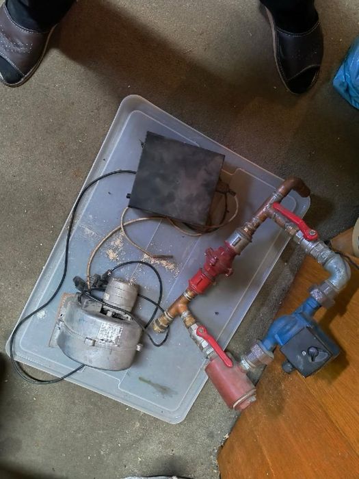 Czesci do pieca pompka i dmuchawa