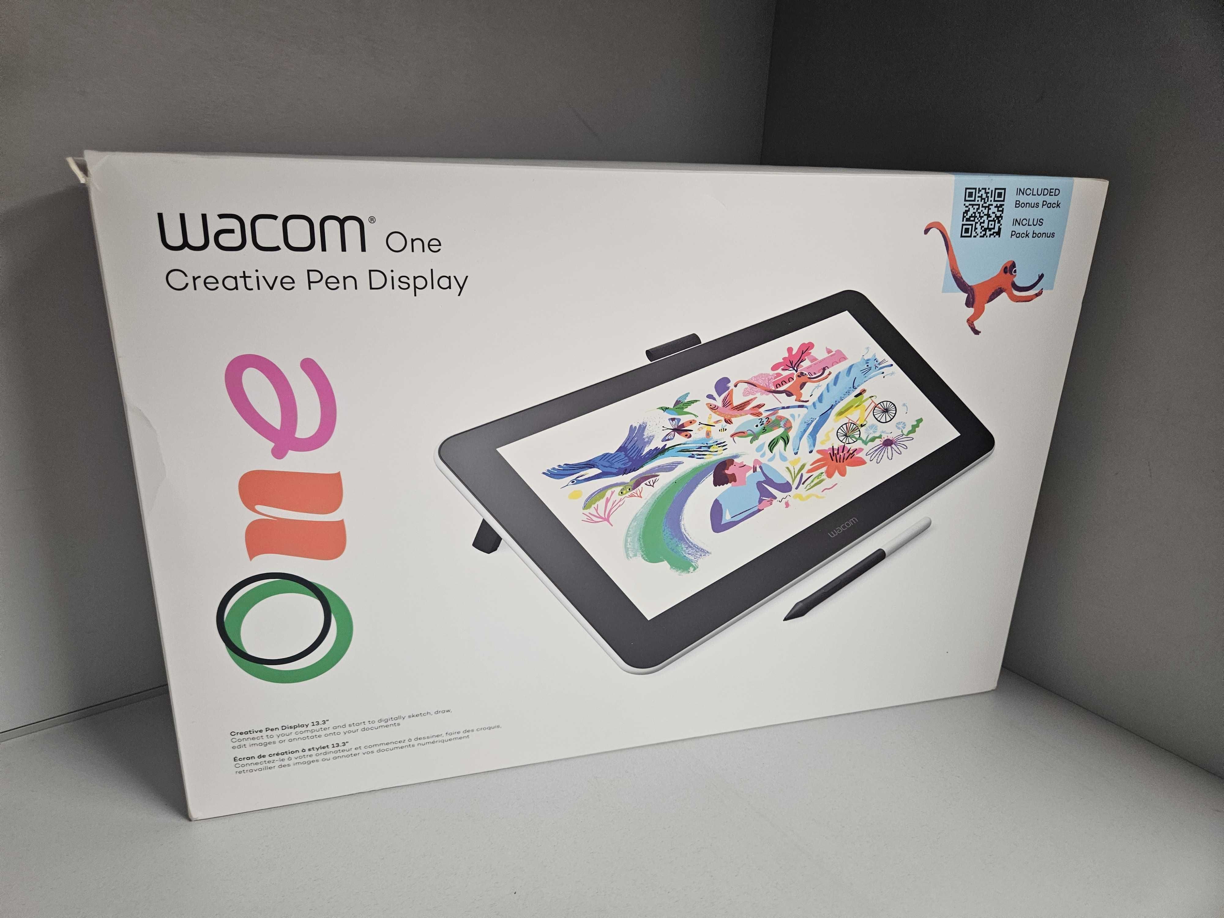 Tablet graficzny WACOM One Creative Pen Display 13,3" komplet