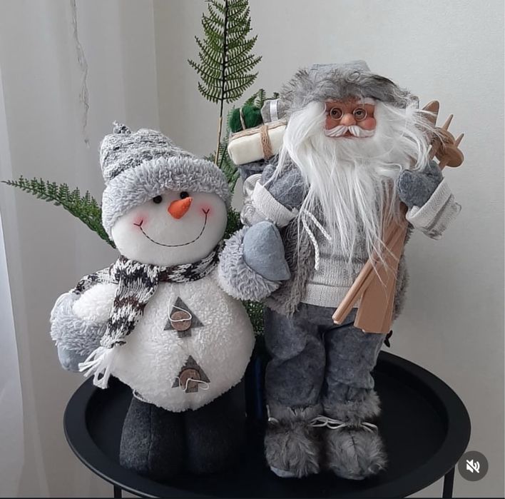 Новорічний декор, іграшки: Миколай, Дід Мороз, сніговик, гноми, ельфи