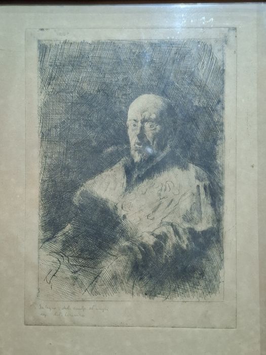 Gravura Abel Salazar assinada