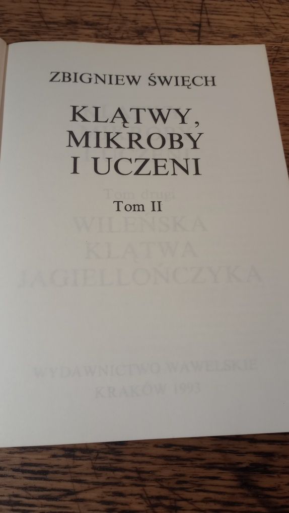 Wileńska klątwa Jagiellończyka. Zbigniew Święch