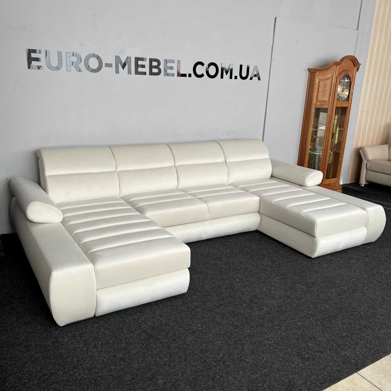 Новий диван в тканині п-подібний з Європи