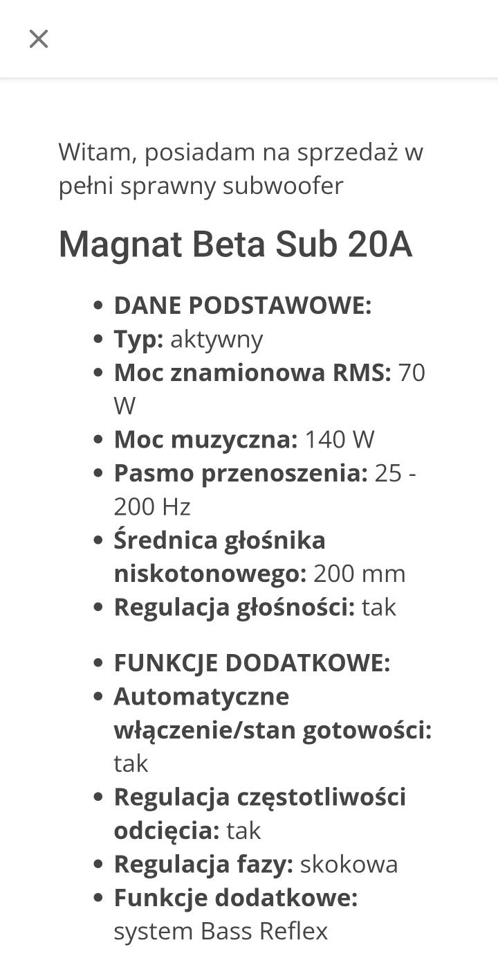 Zestaw kina domowego yamaha magnat discovery