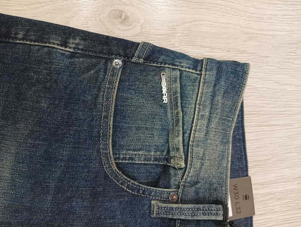 Spodnie męskie jeans g-star raw nowe 30 32 obcisłe rurki