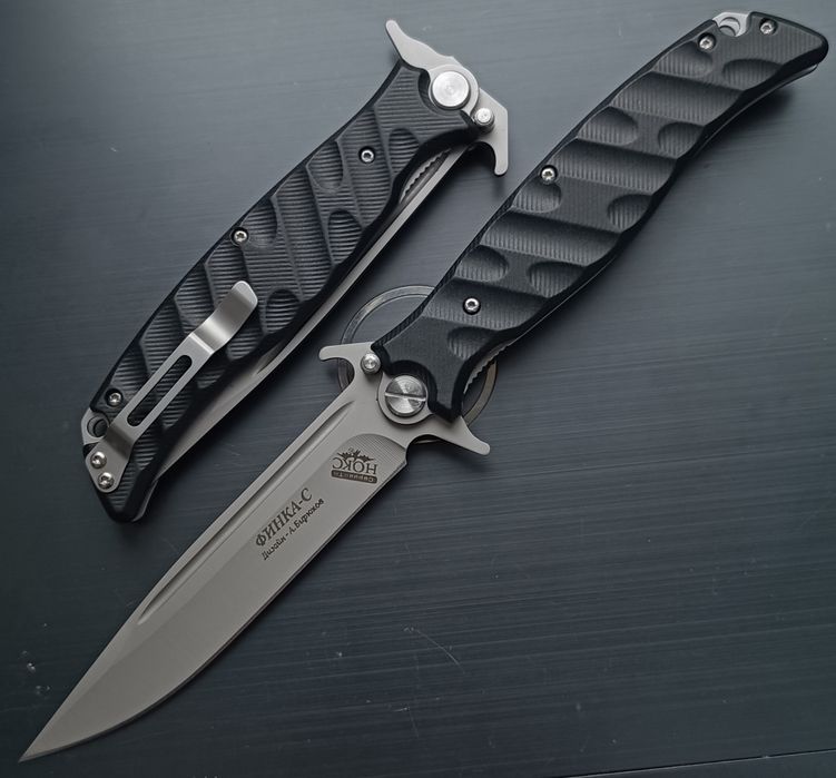 Складний ніж Нокс Фінка С з кліпсою
