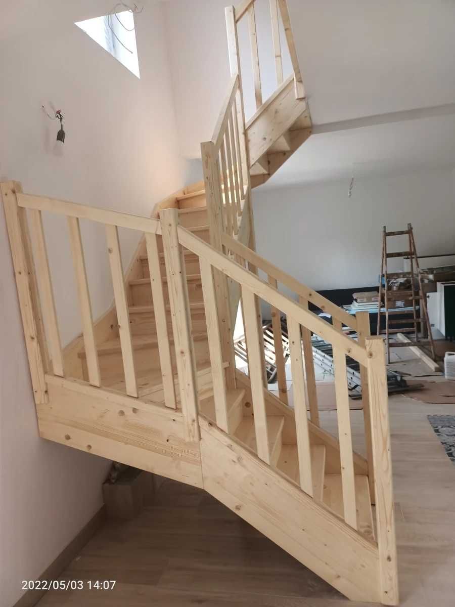 Schody, balustrady, konstrukcje drewniane