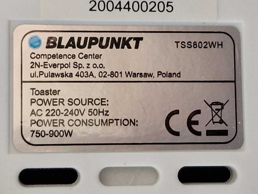 toster Blaupunkt TSS802WH
