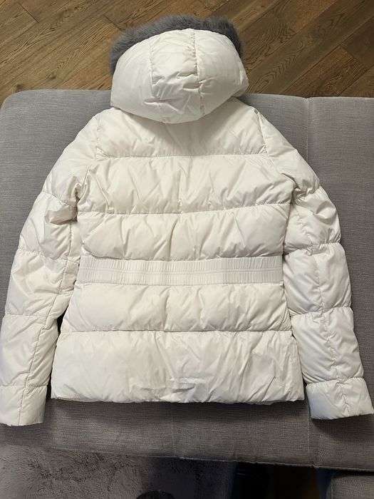 Куртка жіноча, біла, adidas, наповнювач качине перо, розмір s-m, 36-38