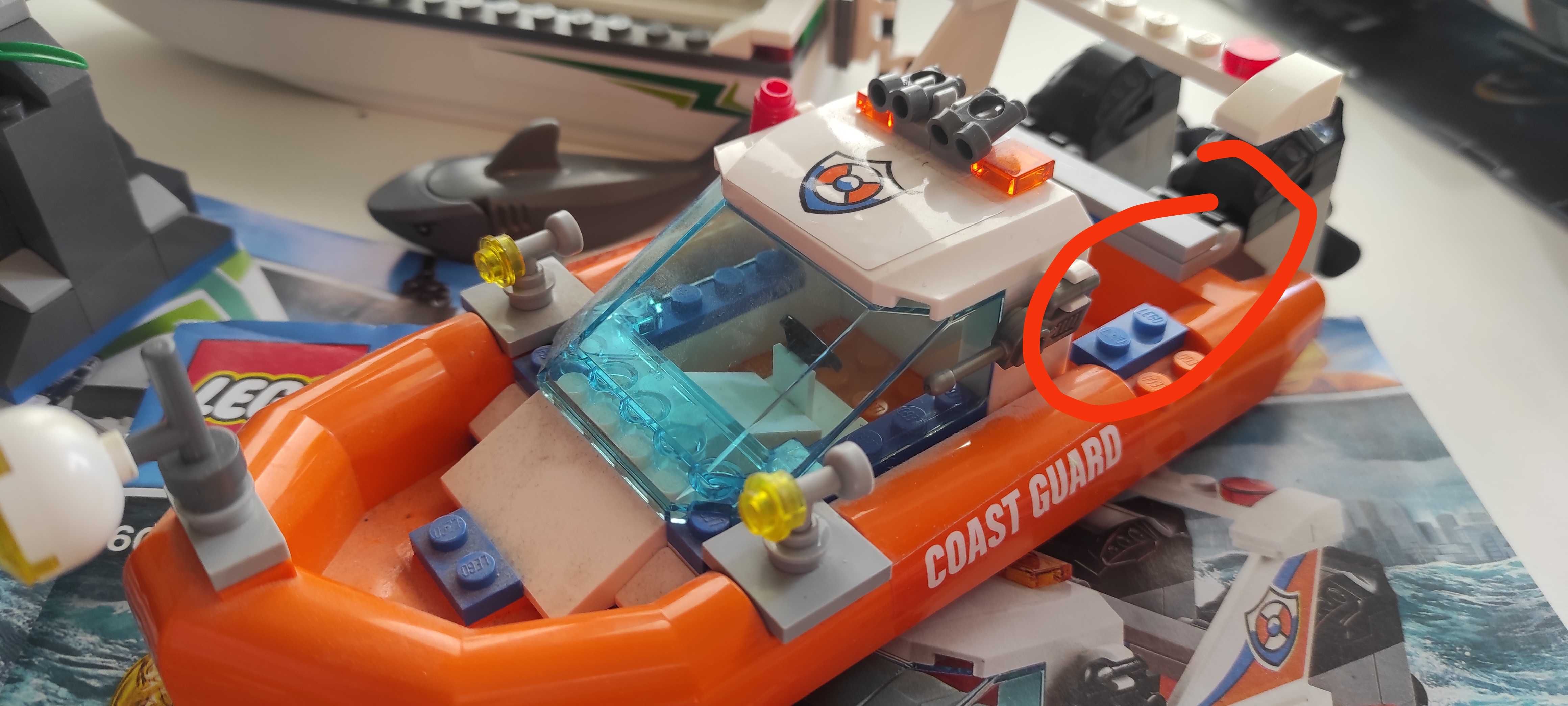 Lego city 6018 łódka motorówka
