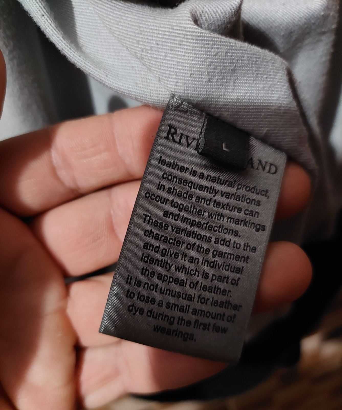Шкіряна куртка River Island