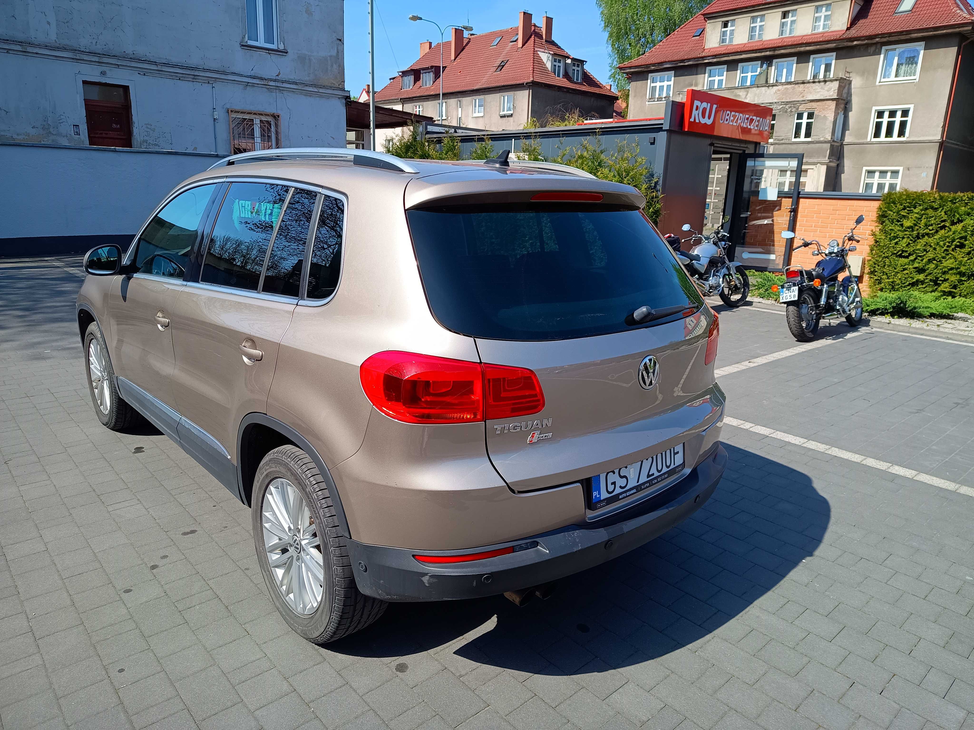 VW Tiguan 2.0 TDI DSG 4 Motion 2014 rok 187 tyś km