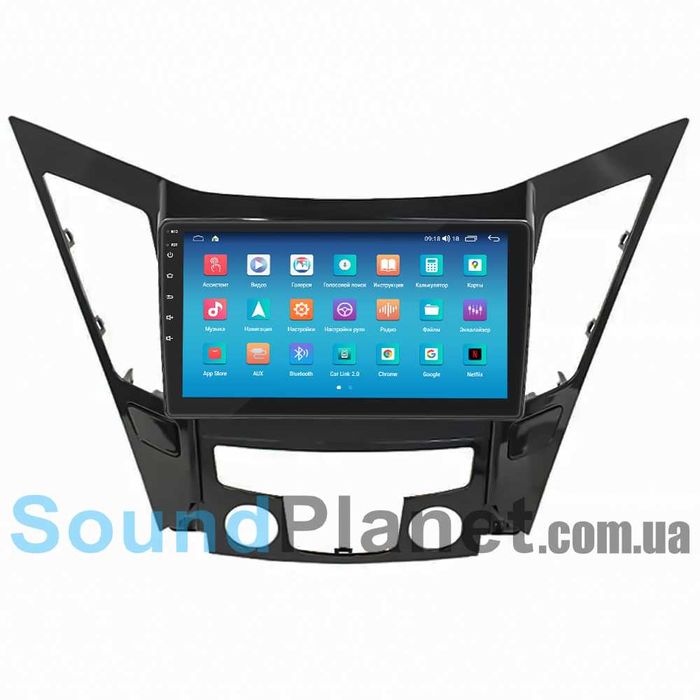 Магнітола Hyundai Sonata ,CarPlay, Q-Led екран ,слот під SIM