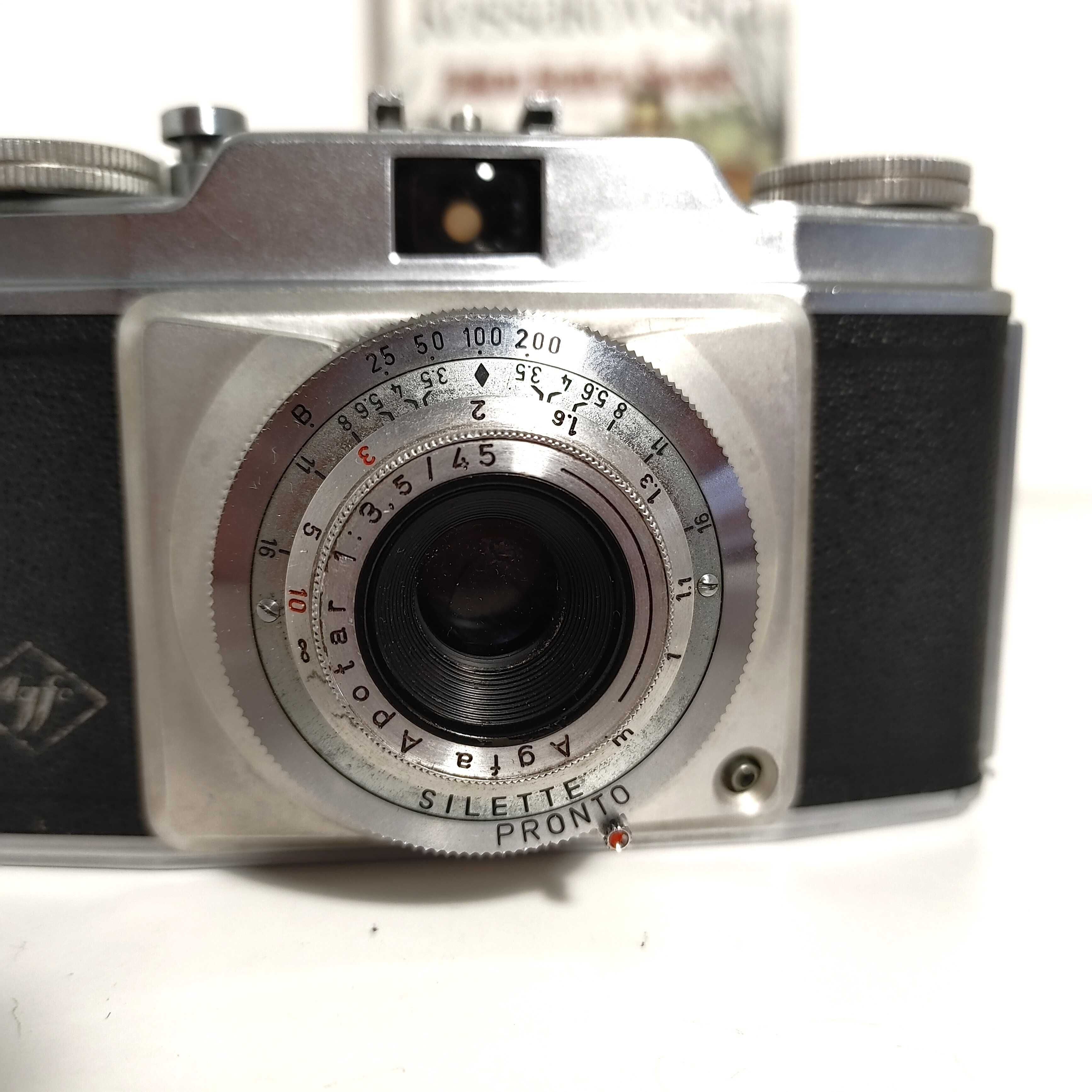 Analogowy aparat fotograficzny Vintage AGFA Silette I gen 1953 rok