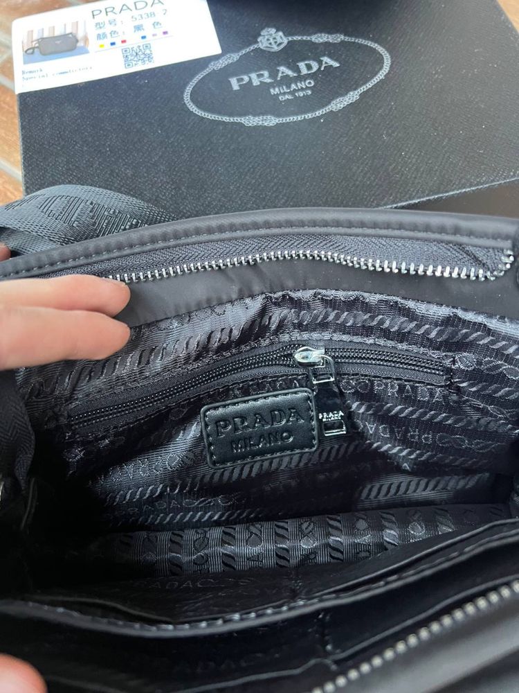 Сумка мессенджер Prada Прада сумка через плече мужская Prada bag