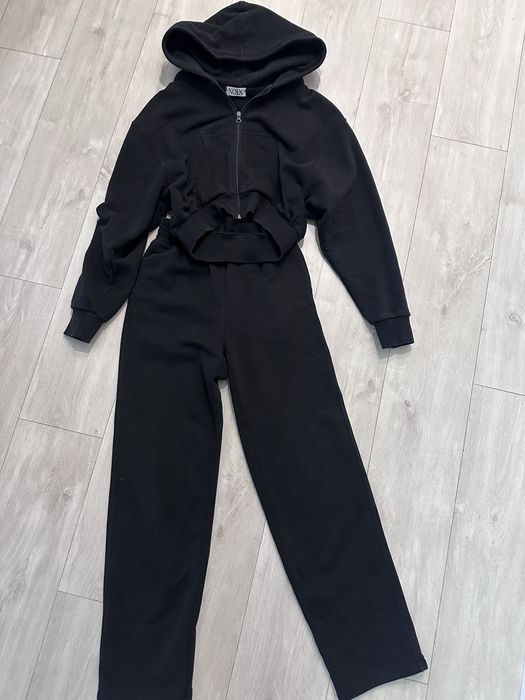 Спортивний чорний костюм, під пошив NOIX