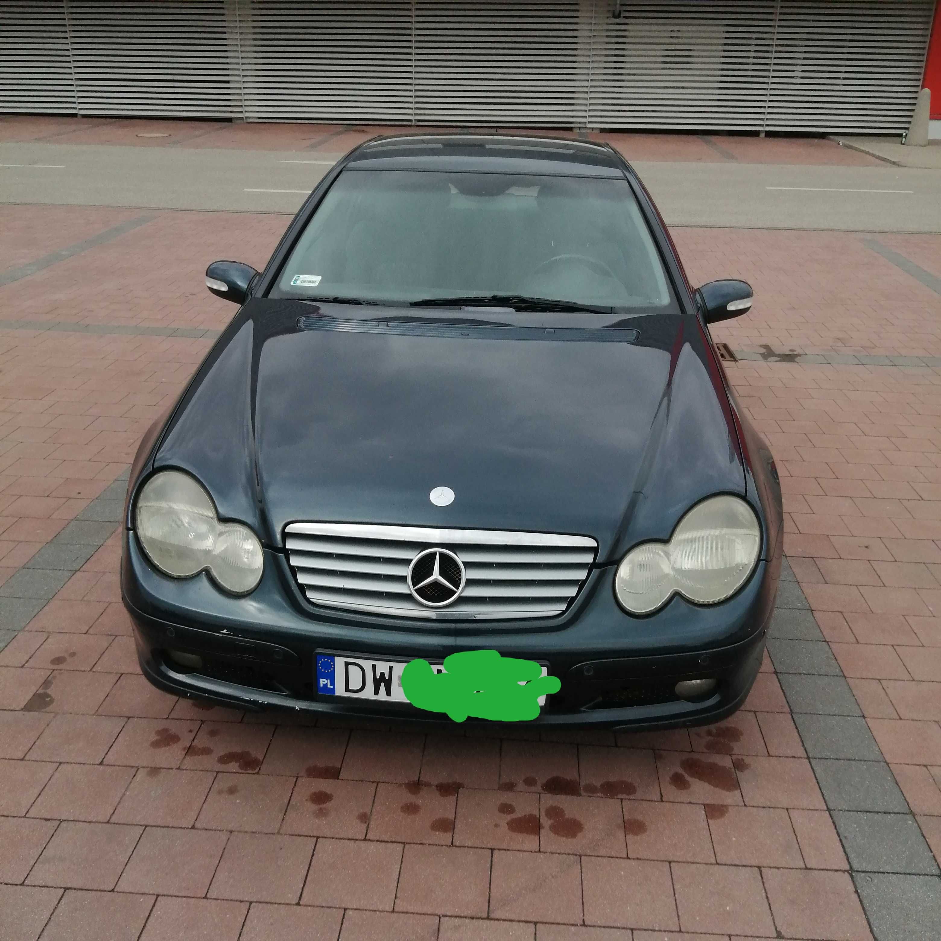 Mercedes c 200 1.8 benzyna kompressor coupe