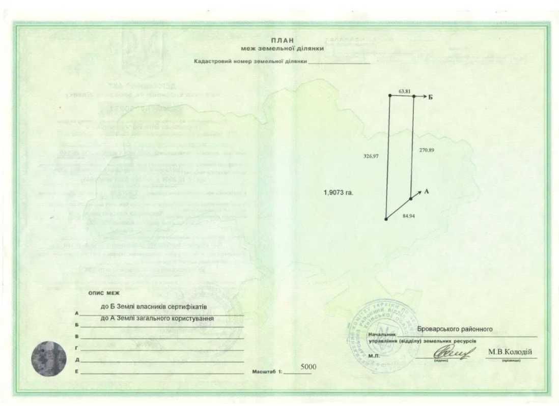 Участок Княжичи 10 км от Киева