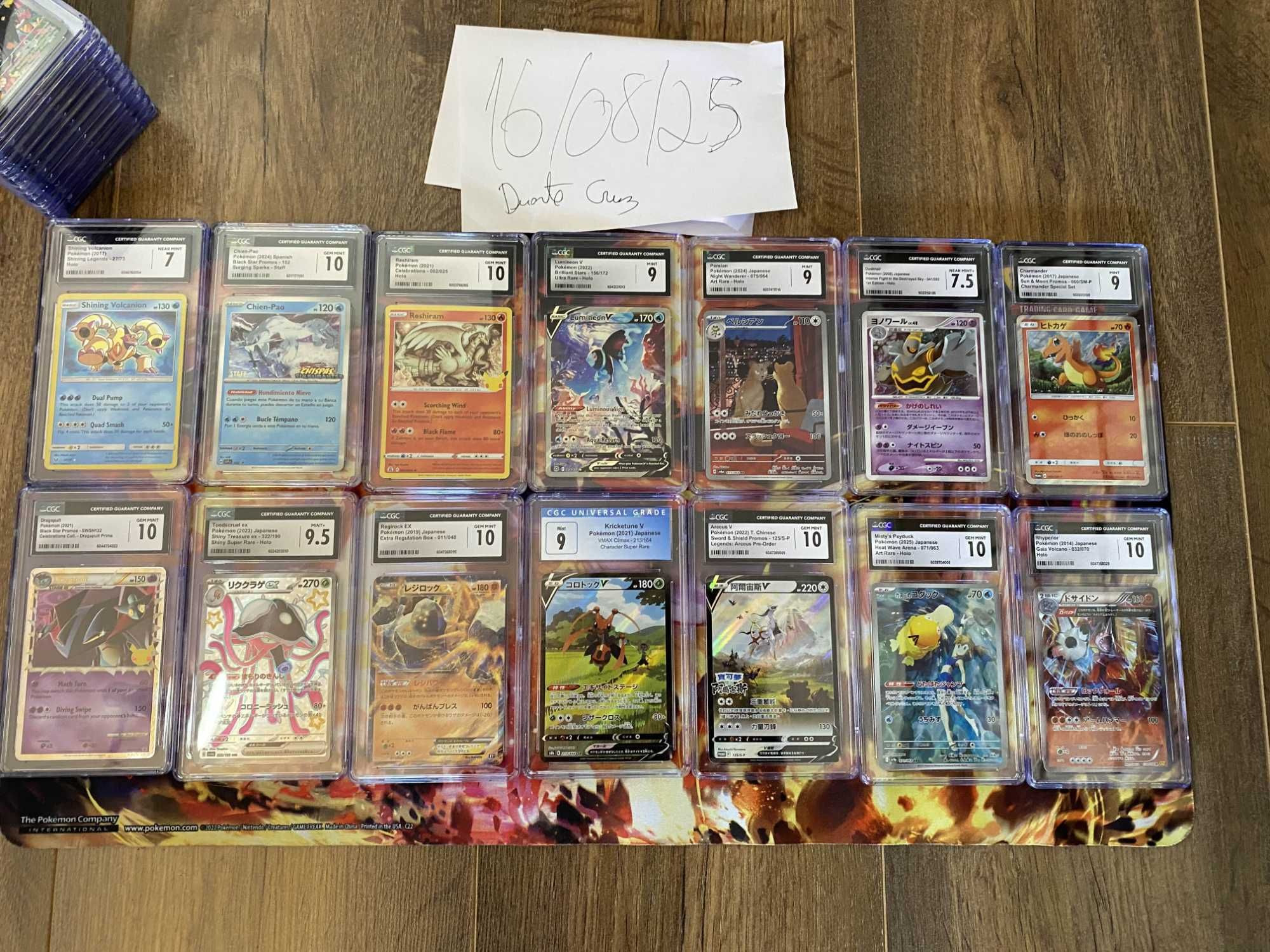 37 Slabs Lote Pokémon + Random Slabs