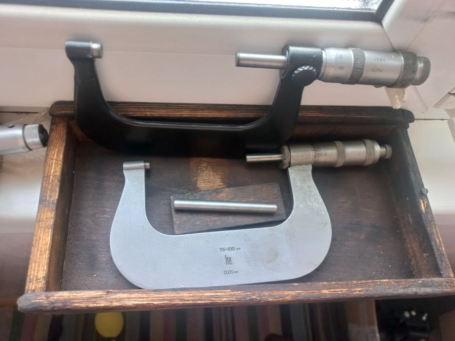 Микрометр 0-25;75-100.