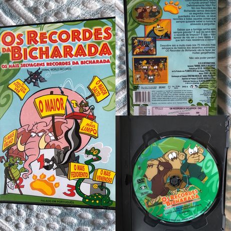 DVD Os Recordes da Bicharada