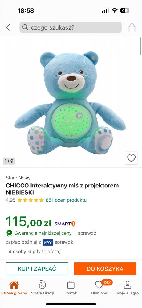 Mis chicco projektor