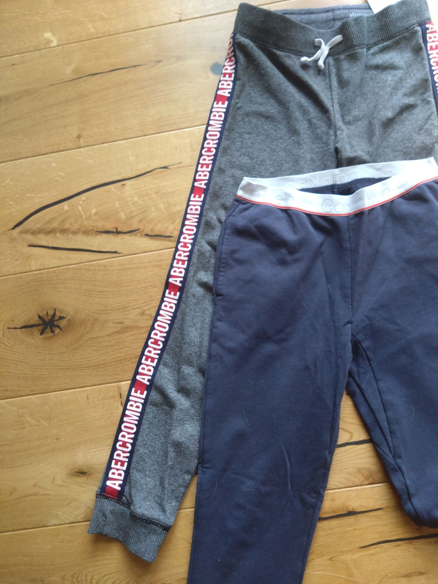 Spodnie dresowe Calvin Klein i Abercrombie