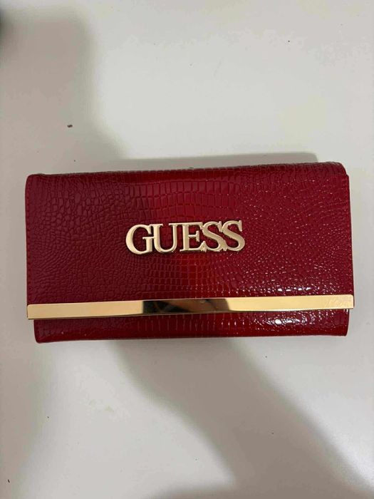 Czerwony Damski portfel nowy GUESS