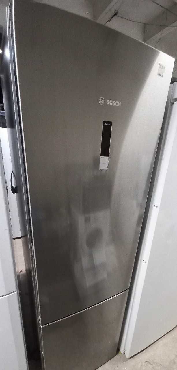 Bosch A +++ об'єм 355л / 201 см Холодильник No Frost  сріблястий