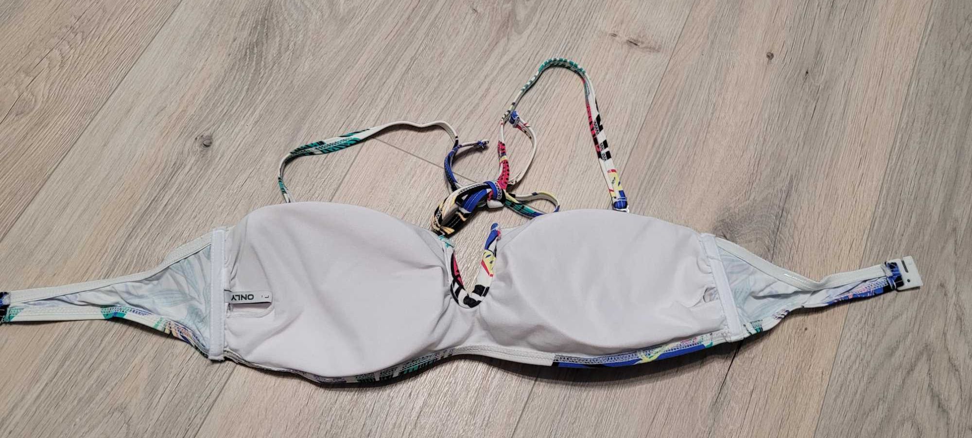 Kostium kąpielowy, bikini w kwiaty, Only!