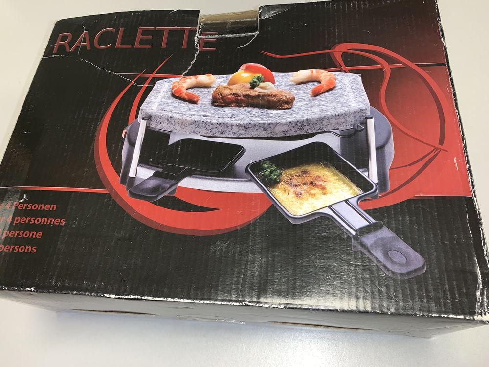 Raclette grill elektryczny z kamieniem