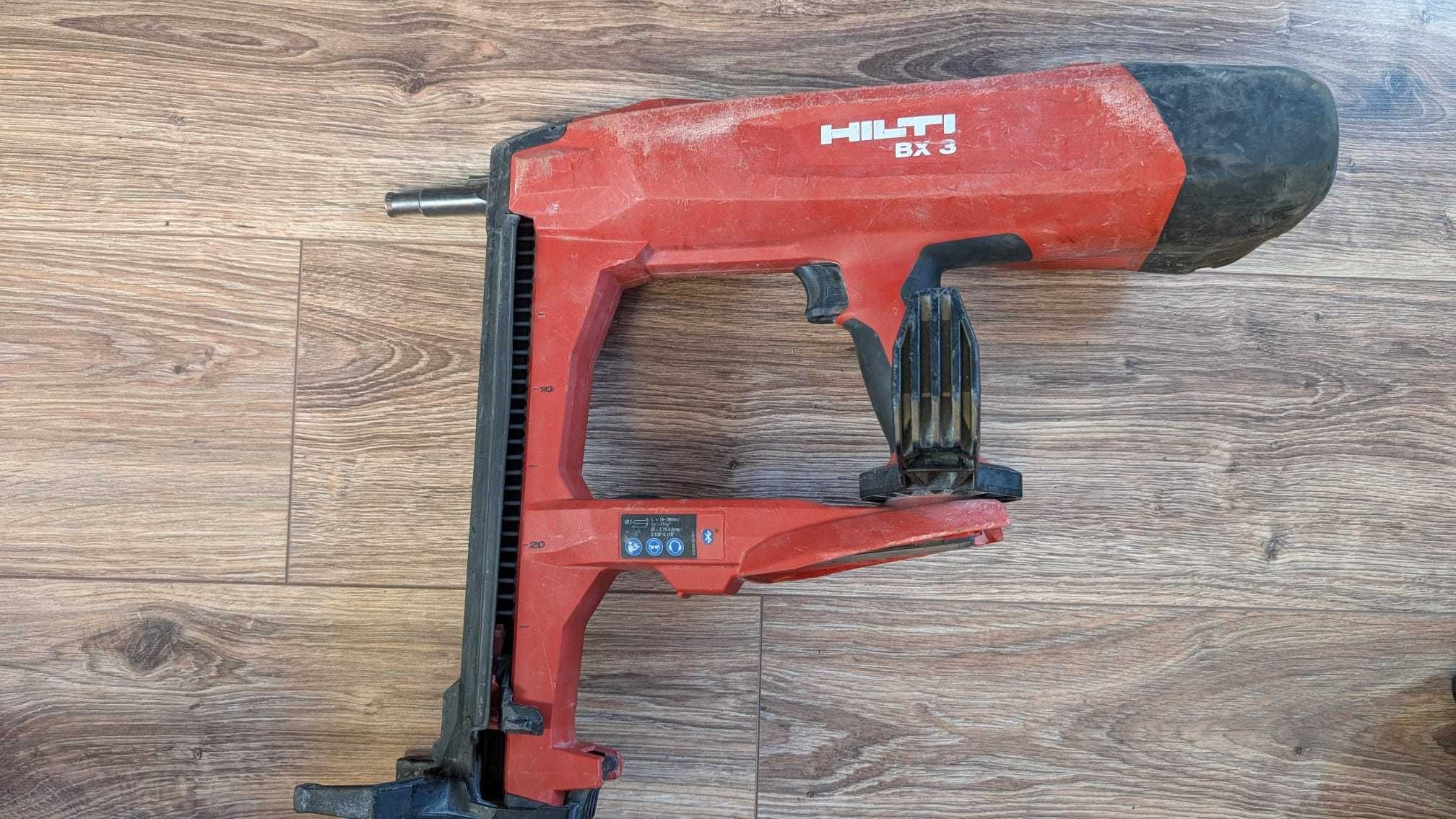 Gwoździarka bębnowa DeWALT, Osadzak Spitfire P370, Hilti BX 3