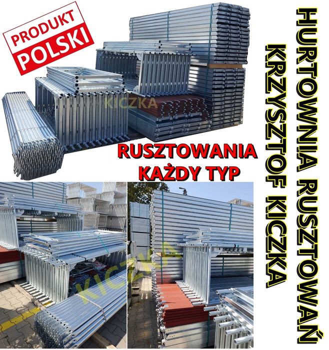 TANIE RUSZTOWANIA Elewacyjne Fasadowe - RUSZTOWANIE 554m2 - Hurtownia