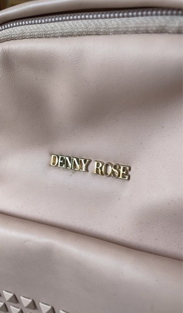 Mochila em pele rosa Denny Rose