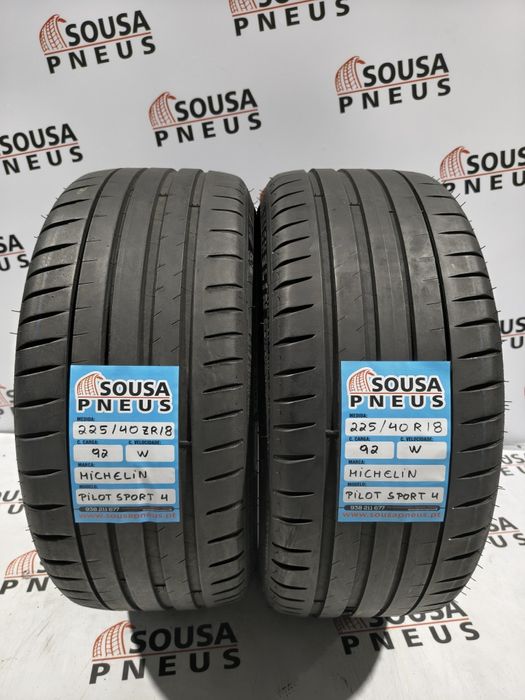2 pneus semi novos 225-40R18 Michelin - Oferta dos Portes