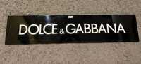 Letreiro da Dolce & Gabbana