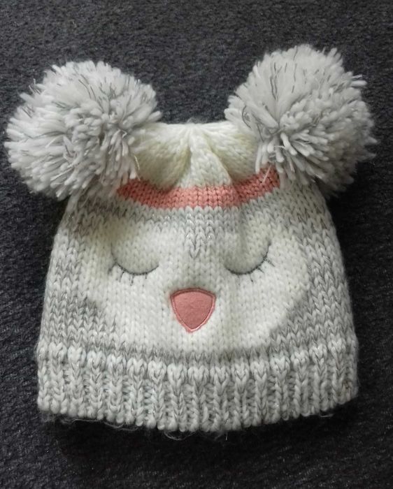 Czapka dla dziewczynki, 2-4 lata