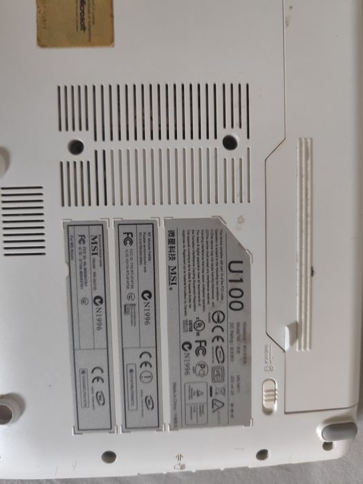 Notebook msi 10 cala