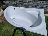 Wanna poolspa Europa  170 x 115 cm duża narożna biala