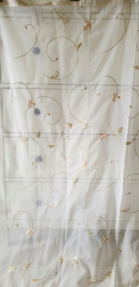 Firana z wzorem  140cmx160cm