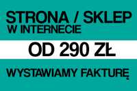 Strona internetowa / Sklep Internetowy / OnePage dla Ciebie od 290 zł