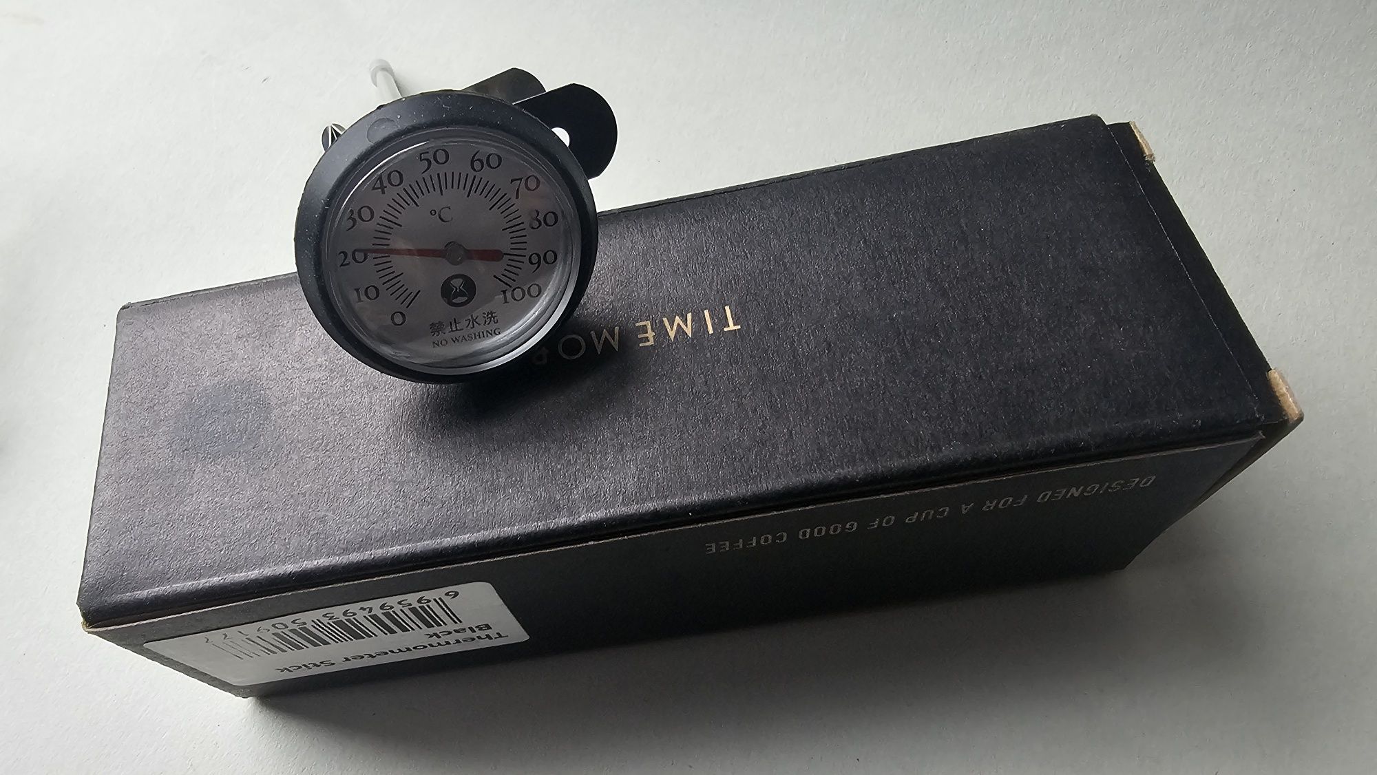 Termometr analogowy baristy. Timemore Thermometer Stick with Clip