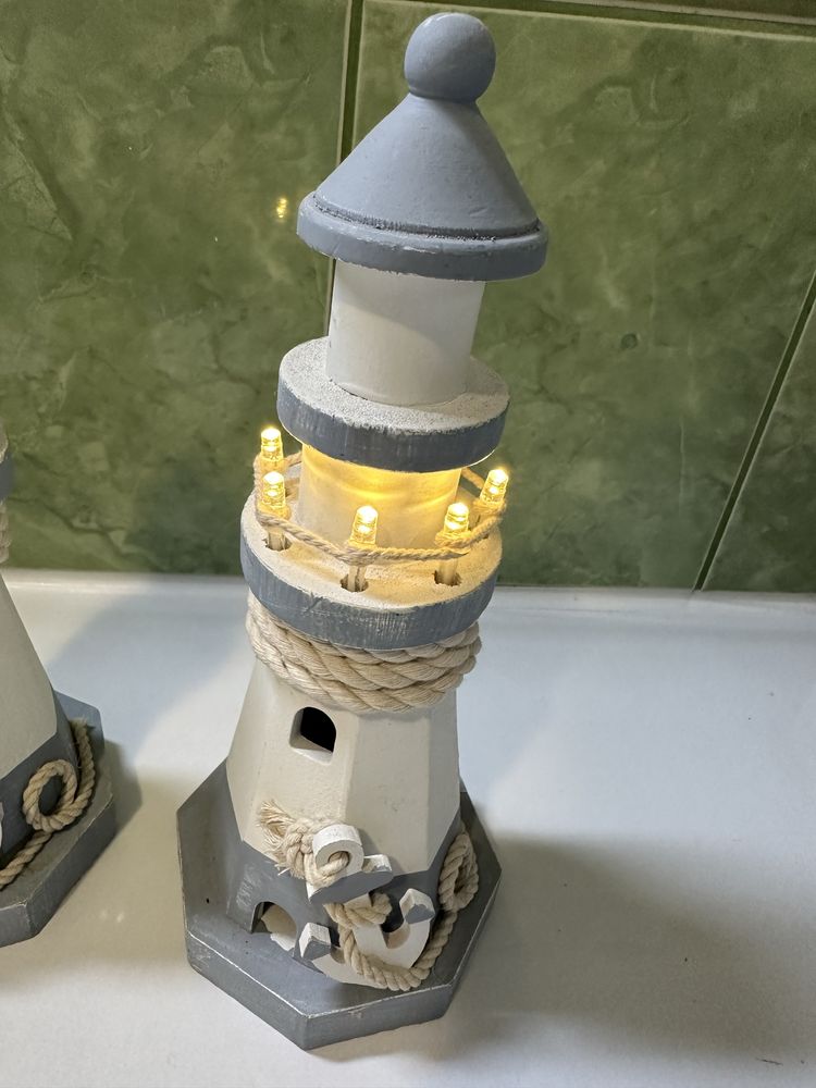 Dekoracje latarnia morska żaglówka lampka