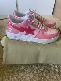 Bape pink shoes