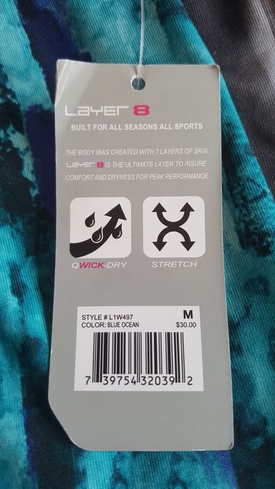 Layer 8 леггинсы капри спорт одежда