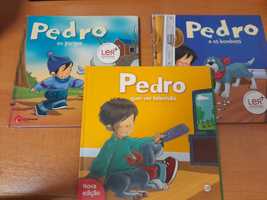 3 livros da coleção "Pedro"