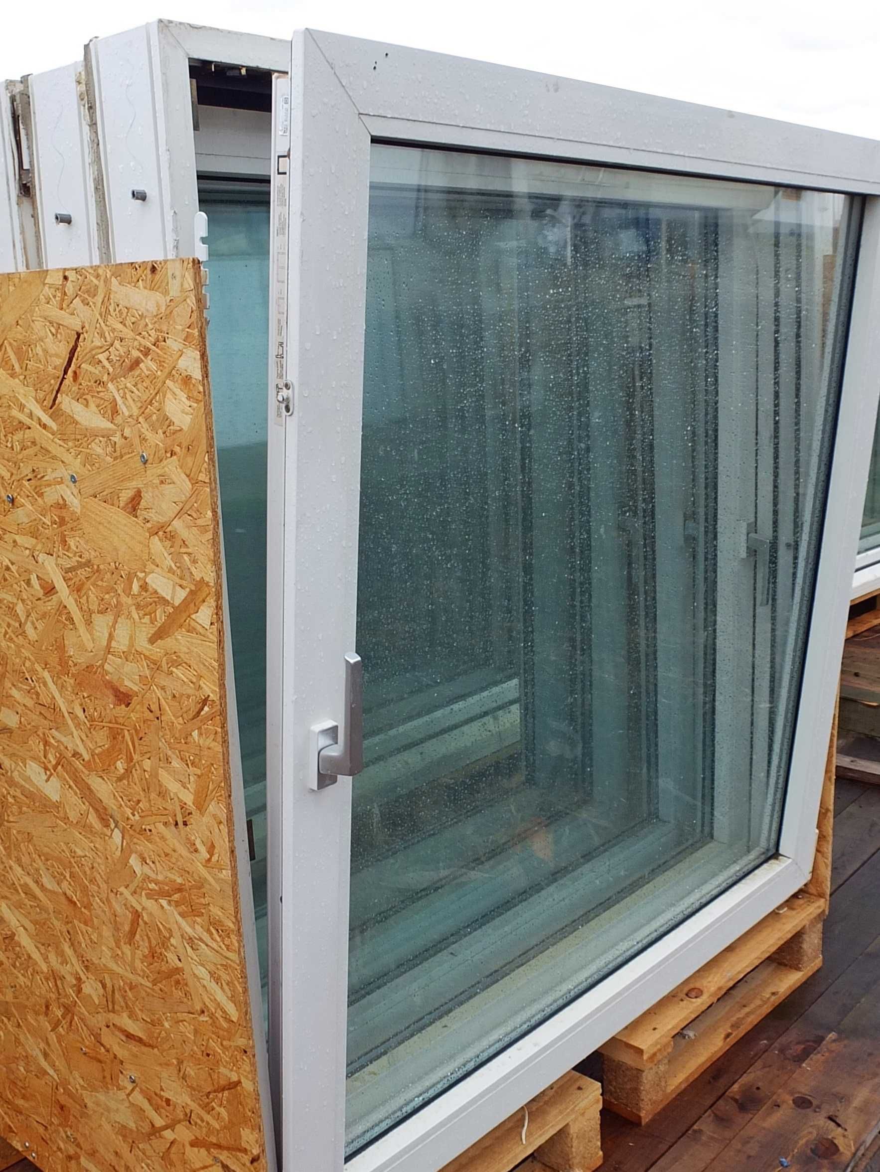 Markowe okna PCV z demontażu, szklarnia