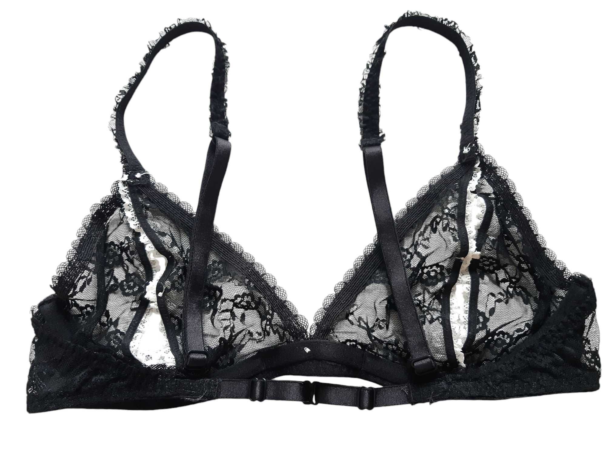 Koronkowy stanik biustonosz Ann Summers 38,M bielizna erotyczna