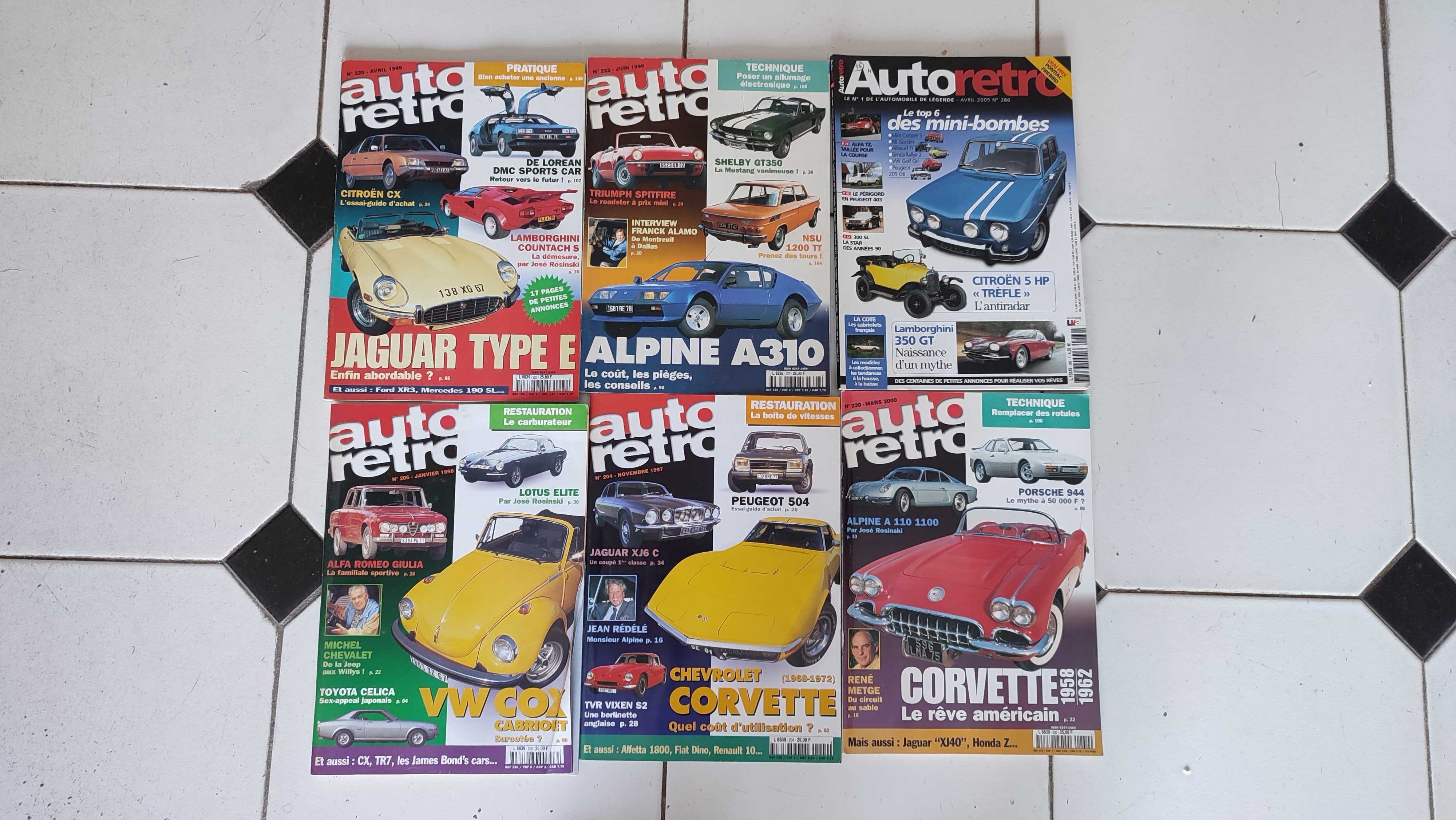 Lote 30 Revistas Automóveis Auto Retro