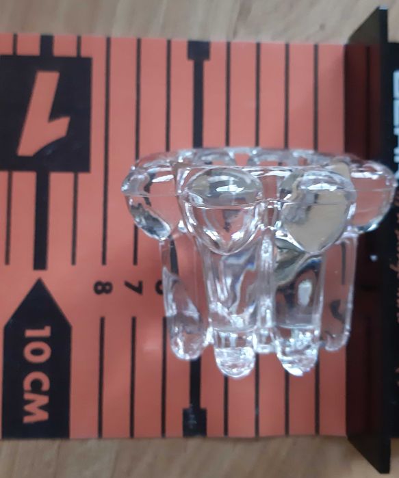 Świecznik szklany kryształowy Radiant Drost Ząbkowice